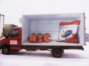 реклама грузовик